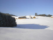 Blick nach Norden zum Klausenhof am 24.2.2004