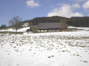 Blick nach Norden um Kreuzbauernhof am 1.3.2004
