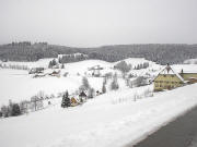 Blick nach Westen auf Rudenberg zum Kirnerhof am 19.1.2004