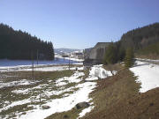 Blick nach Westen zum Schw�rerhof am 21.2.2004