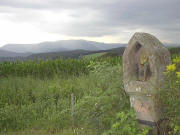 Blick vom Bildstock (649 m) nach S�dosten zum Kandel