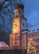 Klosterkirche St. Trdpert Weihnachten 2003. Foto: J�rg Bandell