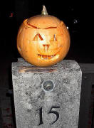 Halloween-Kürbis am 31.10.2004