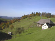 Blick nach Norden zum Sattelgrundhof