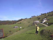 Blick nach Norden zu Sch�neckhof und Sattelgrundhof