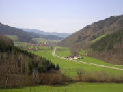 Blick vom Griesdobel nach Südwesten auf Buchenbach am 3.4.2005