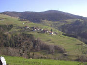 Blick vom Str��chen nach Waldmatt auf Sonnenmatt am 1.4.2005