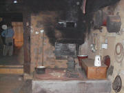 Museum Hansmeyerhof in Buchenbach - Ofen, Rauchkammer nach oben offen