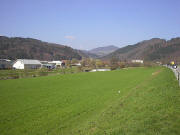 Blick nach Norden �ber Hausen im Wiesental zum Zeller Blauen (1077 m)
