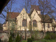 Blick nach Norden zur Kirche R�tteln bei L�rrach