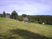 Blick nach Osten zum Franzseppenhof am 9.8.2005