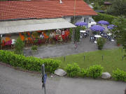 Blick nach Westen zur Hammerschmiede Anfang August 2005