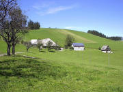 Blick nach Norden zum Lorenzenhof am 9.8.2005