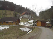 Blick nach S�dosten zum Krummholzenhof am 22.3.2005