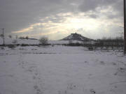 Blick nach Süden zur Burg Staufen am 18.2.2005