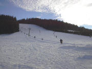 Blick nach Nordwesten zum R��le-Lift am 8.2.2005 um 17.30 Uhr