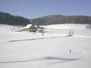 Blick nach Westen zur Hasenmühle und ins Seidelbach am 29.1.2005