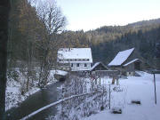 Blick nach Osten zur Schattenmühle am 29.1.2005