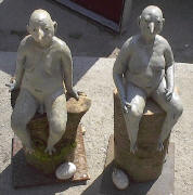 rmgard Waning aus Freiburg: Zwei Vogelmenschen