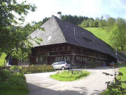 Blick nach S�dosten zum Burghardshof im Zastler