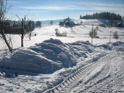 Blick vom L�wen Breitnau zum Wirbstein am 30.12.2005 - zu Abrahamshof rechts und Konradenhof links