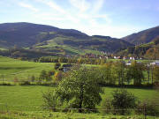Blick vom Helmlehof nach S�dwesten nach Oberried am 27.10.2005