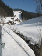 Blick nach Norden auf Glash�tte am 19.3.2006
