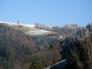 Tele-Blick vom Wildweg nach Norden zum Haurih�usle am 6.4.2006
