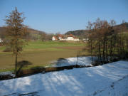 Blick nach Nordosten zum Lehenhof im Wildtal am 13.3.2006