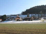 Blick nach S�den zum Mattenhof am 13.3.2006