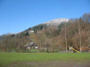 Blick nach Westen zum Saierhof am 6.4.2006