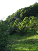 Blick nach Norden hoch zum Bl�sihof am 23.8.2006