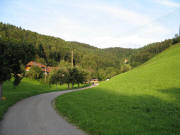 Blick nach Osten zu Domilishof und Berghäusle am 23.8.2006