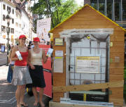 Blick nach Osten zum Eisklotz in FR am 19.8.2006 - Energieagentur Regio Freiburg