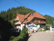 Blick nach Nordosten zum Gasthaus Felsenst�ble in Glash�tte am 18.8.2006
