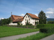 Blick nach Nordosten zum L�fflerhof am 16.8.2006