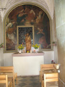 Blick ins Innere der  kleinen vorderen Kapelle auf dem Lorettoberg am 26.8.2006