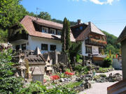 Blick nach Nordosten zum Cafe M�rchengarten in Niederbr�cke am 18.8.2006