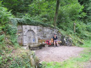 Blick nach Westen zum Marxenbrunnen am 26.8.2006
