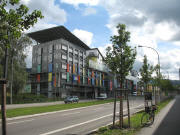 Blick nach S�dosten zum Solarschiff in FR-Vauban am 22.8.2006