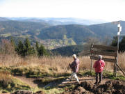 Blick vom Blauen nach Osten �ber Marzell am 1.12.2006