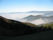 Blick von der H�fener H�tte nach Nordwesten am 23.12.2006