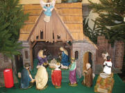 Krippe in der Scherzinger Kirche am 28.12.2006