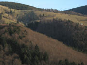 Tele-Blick von der Sonnhalde nach Osten zum Sittener Berg am 28.12.2006 - Sch�neckhof rechts