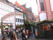 Weihnachtsmarkt am 16.12.2006 in Freiburg - Rathaus