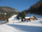 Blick nach Osten auf den Hebelwiesen-Schlepplift am 4.2.2006