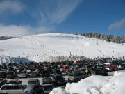 Blick nach Westen vom Feldberger Hof hoch zum Seebuck am 13.2.2006