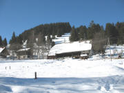 Blick nach Norden zum Großmüllerhof am 4.2.2005 hoch zum Drehkopf