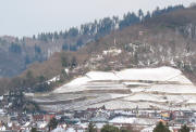 Der Schlo�berg mit Greiffenegg-Schl��chen, Kanonenplatz und Bismarck-S�ule dar�ber