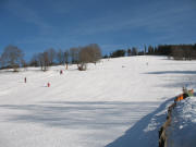 Blick nach S�dosten auf den gro�en Kuhberg-Lift am 3.2.2006